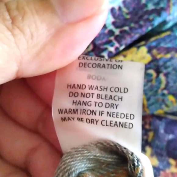 Soft Surroundings Mixed Media Button down tunic dress, size XS - Picture 9 of 9